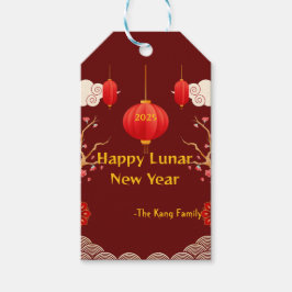 Etiquetas Para Regalos Año nuevo chino 2025
