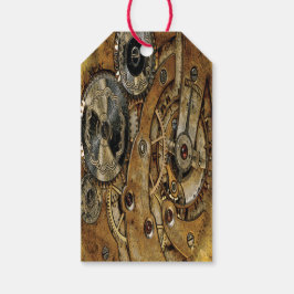 Etiquetas Para Regalos Antigüedad del cobre Steampunk