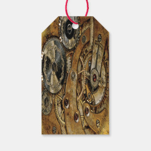 Etiquetas Para Regalos Antigüedad del cobre Steampunk