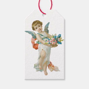 Etiquetas Para Regalos Antiguo Valentine Cupido
