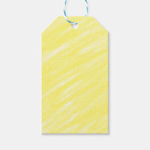 Etiquetas Para Regalos anuncio simple minimalista de color sólido amarill