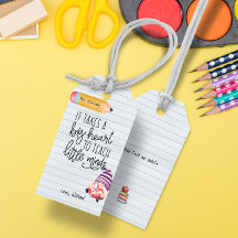 Apreciación del profesor con corazón