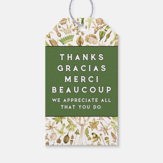 Etiquetas Para Regalos Apreciación voluntaria (Anverso)