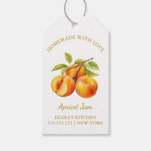 Etiquetas Para Regalos Apricot casero simple Jam Hang Tag l White