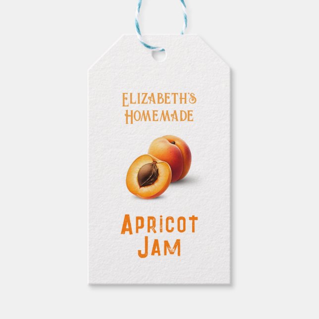 Etiquetas Para Regalos Apricot Jam (Anverso)