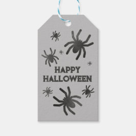 Etiquetas Para Regalos Araña espeluznante Feliz Halloween