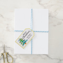 Etiquetas Para Regalos Árbol con Luces