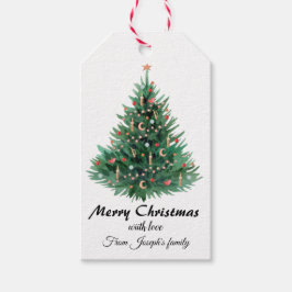 Etiquetas Para Regalos árbol de Navidad