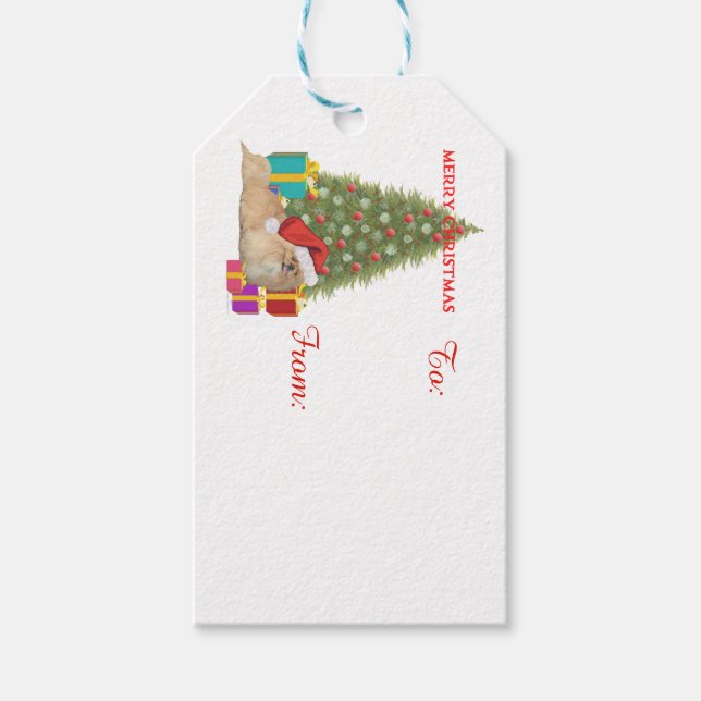 Etiquetas Para Regalos Árbol de Navidad (Anverso)
