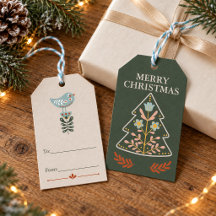 Árbol de Navidad de Arte Popular Nórdico Verde Bos