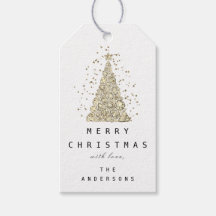 Árbol de Navidad de Diamante de Oro de Feliz a Nom