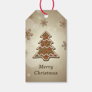 Etiquetas Para Regalos Árbol de Navidad Gingbread