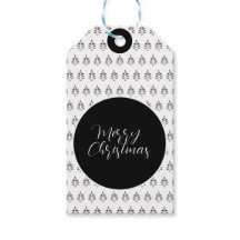 Árbol De Navidad Personalizado Negro Y Blanco