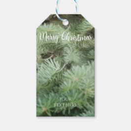 Etiquetas Para Regalos Árbol de Navidad Verde Pino Fiesta Personalizada
