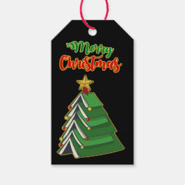 Etiquetas Para Regalos Árbol navideño de reserva IV