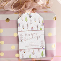 Árboles de Navidad modernos FELICES VACACIONES Gui
