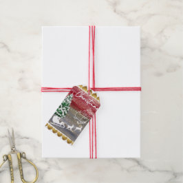 Etiquetas Para Regalos Árboles de Navidad vintage