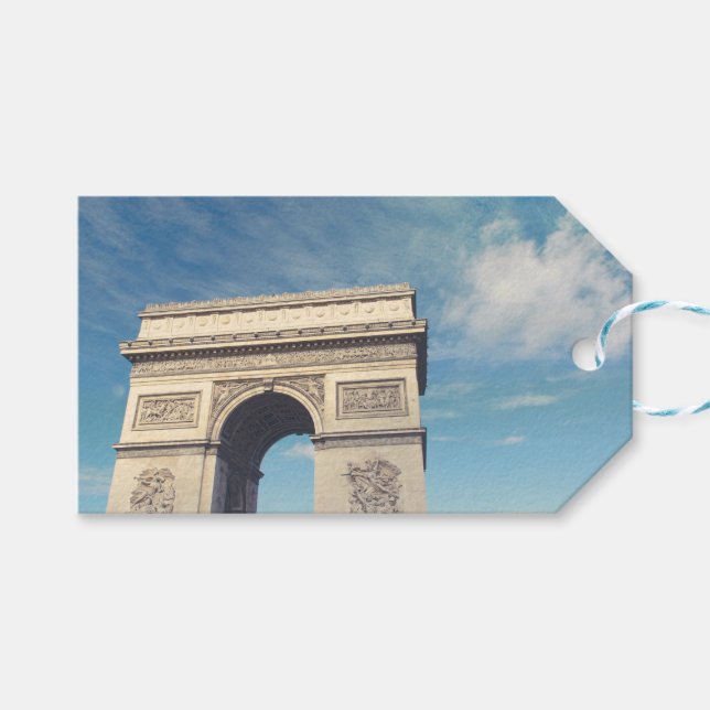 Etiquetas Para Regalos Arco de triunfo (Frente (Horizontal))