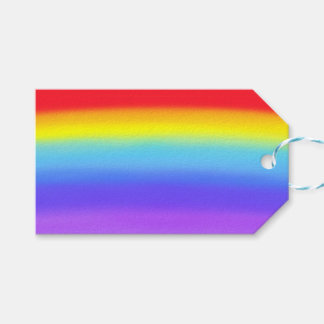 Etiquetas Para Regalos Arcoiris brillante/pálido de Bellas Artes de palom