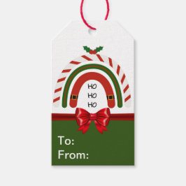 Etiquetas Para Regalos Arcoiris navidad deja que nieve