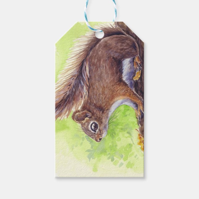 Etiquetas Para Regalos Ardilla (Anverso)