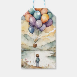 Etiquetas Para Regalos Arriba, arriba y lejos Día de los Globos