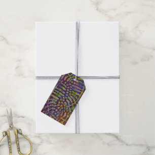 Etiquetas Para Regalos Arte abstracto de la plantilla de la impresión de