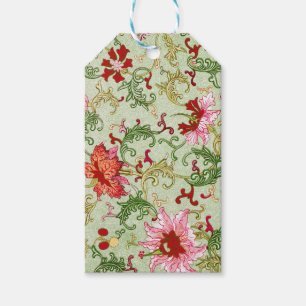 Etiquetas Para Regalos Arte Antiguo Chinoiserie Floral Chino Art Nouveau