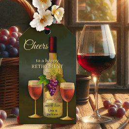 Etiquetas Para Regalos Arte de vino temático italiano original