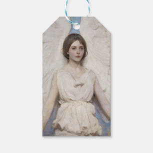 Etiquetas Para Regalos Arte fino victoriano vintage del ángel de Abbott T