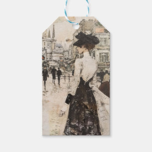 Etiquetas Para Regalos Arte francés paralizado