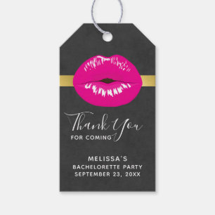 Etiquetas Para Regalos Aspecto rosa caliente Ilustracion glamuroso Bachel