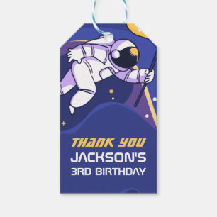 Etiquetas Para Regalos Astronauta Espacio Ultraterrestre Niños Fiesta de