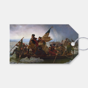 Etiquetas Para Regalos Atravesando el Delaware 1776: General George Washi