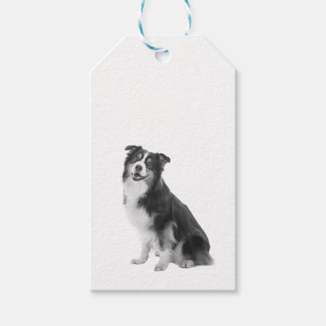 Etiquetas Para Regalos Australian Shepherd (Anverso)