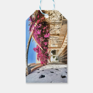 Etiquetas Para Regalos Autopista escénico de Santorini, Grecia