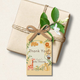 Etiquetas Para Regalos Aventura Salvaje Esperando Shower de Bebe