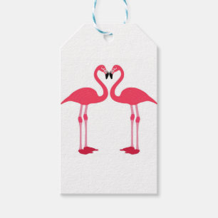 Etiquetas Para Regalos aves flamingo