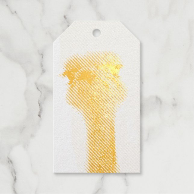 Etiquetas Para Regalos avestruz (Anverso)