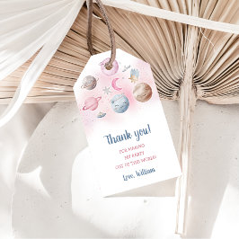 Etiquetas Para Regalos Avión de cohetes de planetas del espacio ultraterr