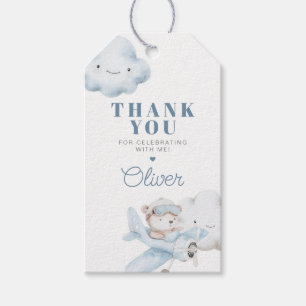 Etiquetas Para Regalos Avión y Teddy Bear Baby Shower o Cumpleaños