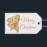 Etiquetas Para Regalos Axolotl Merry Christmas Winter Animales Axolotls T<br><div class="desc">El axolotl para Navidades con luces de hadas. Animales divertidos con regalos y nieve para las vacaciones. También es gracioso para los Navidades en julio. Los Axolotls son animales lindos y perfectos para los Navidades.</div>