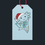 Etiquetas Para Regalos Axolotl Merry Christmas Winter Animals Axolotls Gi<br><div class="desc">The axolotl for Christmas with fairy lights. Funny animals with gifts and snow for the holidays. Also funny for Christmas in July. Axolotls are cute animals and perfect for Christmas.</div>