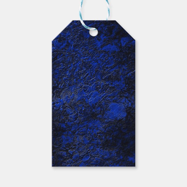 Etiquetas Para Regalos Azul Cobalto (Anverso)