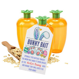 Etiquetas Para Regalos Azul de Bait conejo de Pascua