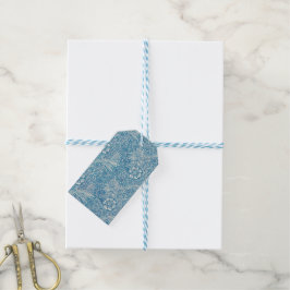 Etiquetas Para Regalos Azul William Morris Marigolds Elegante