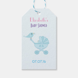 Etiquetas Para Regalos Baby and Mommy Bluebirds Baby Shower