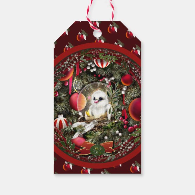 Etiquetas Para Regalos Baby Dove (Reverso)