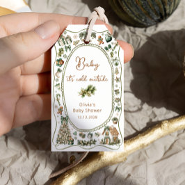 Etiquetas Para Regalos Baby It's Cold Outside Baby Shower Gracias