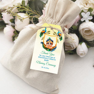 Etiquetas Para Regalos Baby Krishna Naming Namkaran Cuna Regalo de favore